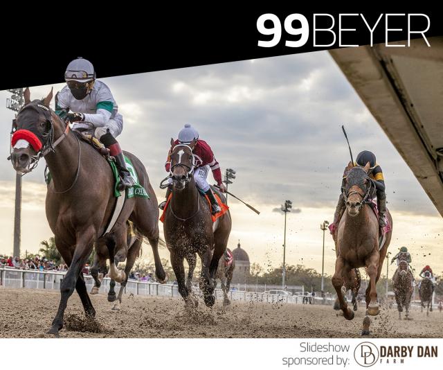 Hot Rod Charlie, Louisiana Derby, BEYER Weekend Stakes Winners March